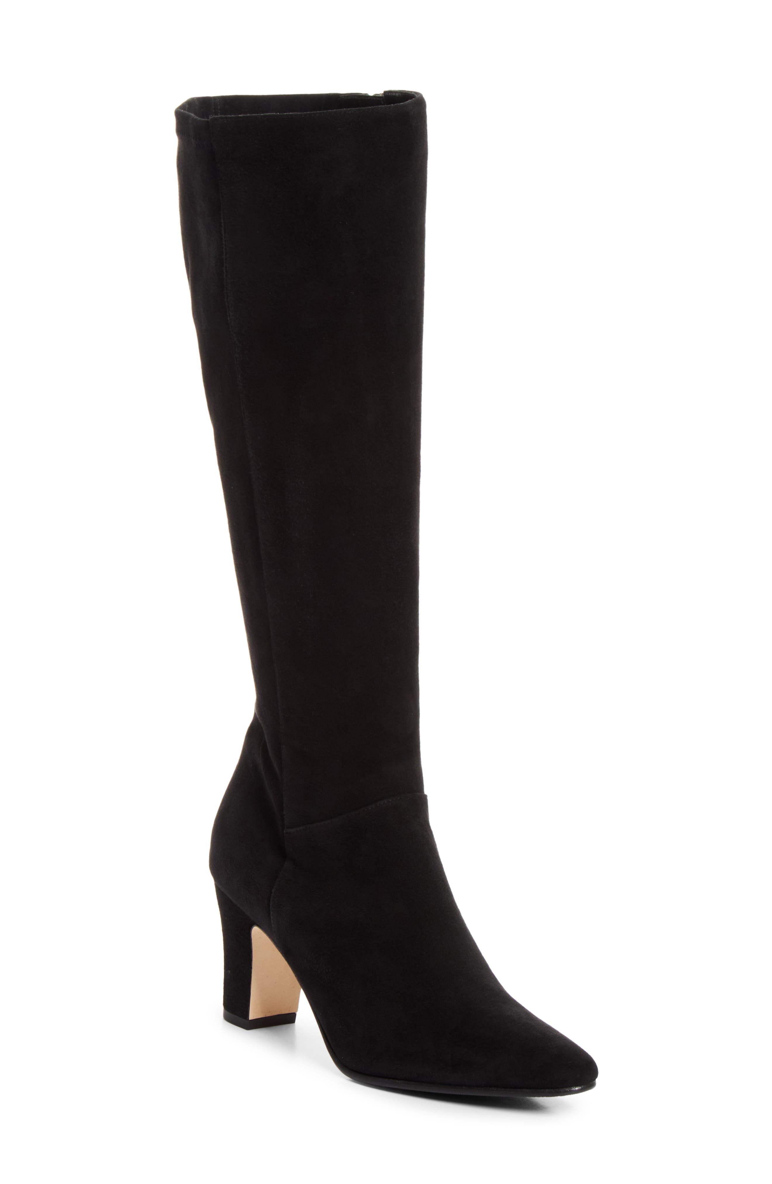 Pitana Knee High Boot, Main, color, BLACK
