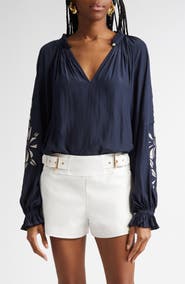 Ramy Brook Nelida Embroidered Top