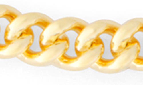 Fuzion Creations Curb Chain Bracelet In Yellow