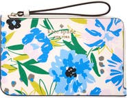 Kate Spade New York cameron festival floral leather wristlet