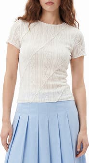BY DESIGN Gumdrop Textured T-Shirt