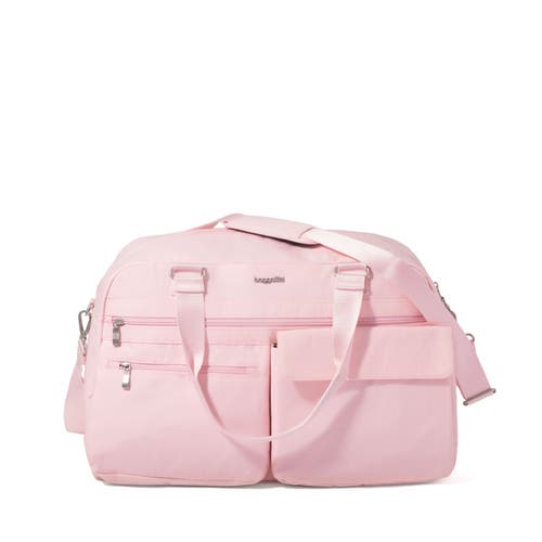 Baggallini Modern Everywhere Travel Duffel Weekender Bag In Bagg Pink