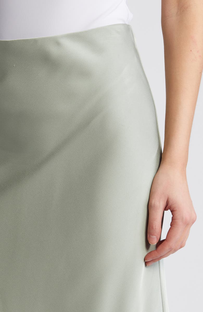 RUE SOPHIE Kat Satin Midi Skirt, Alternate, color, 