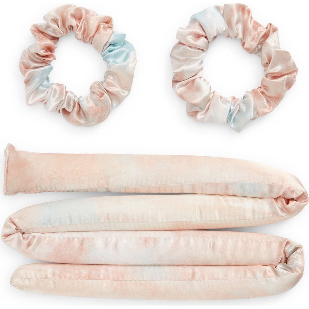 Kitsch Satin Heatless Curling Set In Sunset Tie Dye