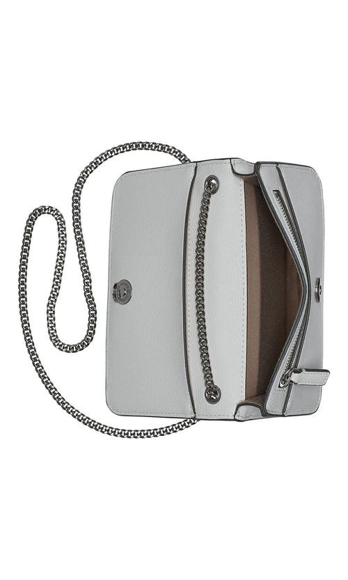 Karl Lagerfeld Paris Kosette Crossbody In Winter White/silver