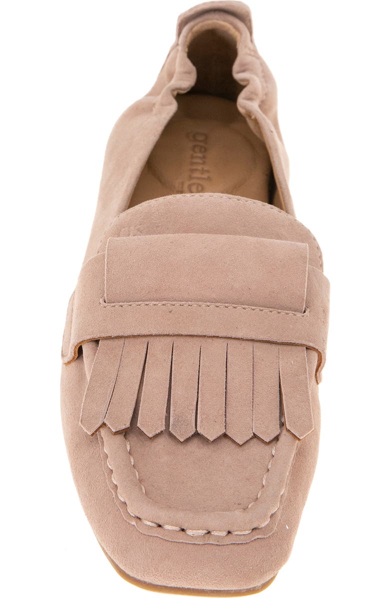 Gentle Souls Scotty Kiltie Loafer, Alternate, color, Fawn Suede