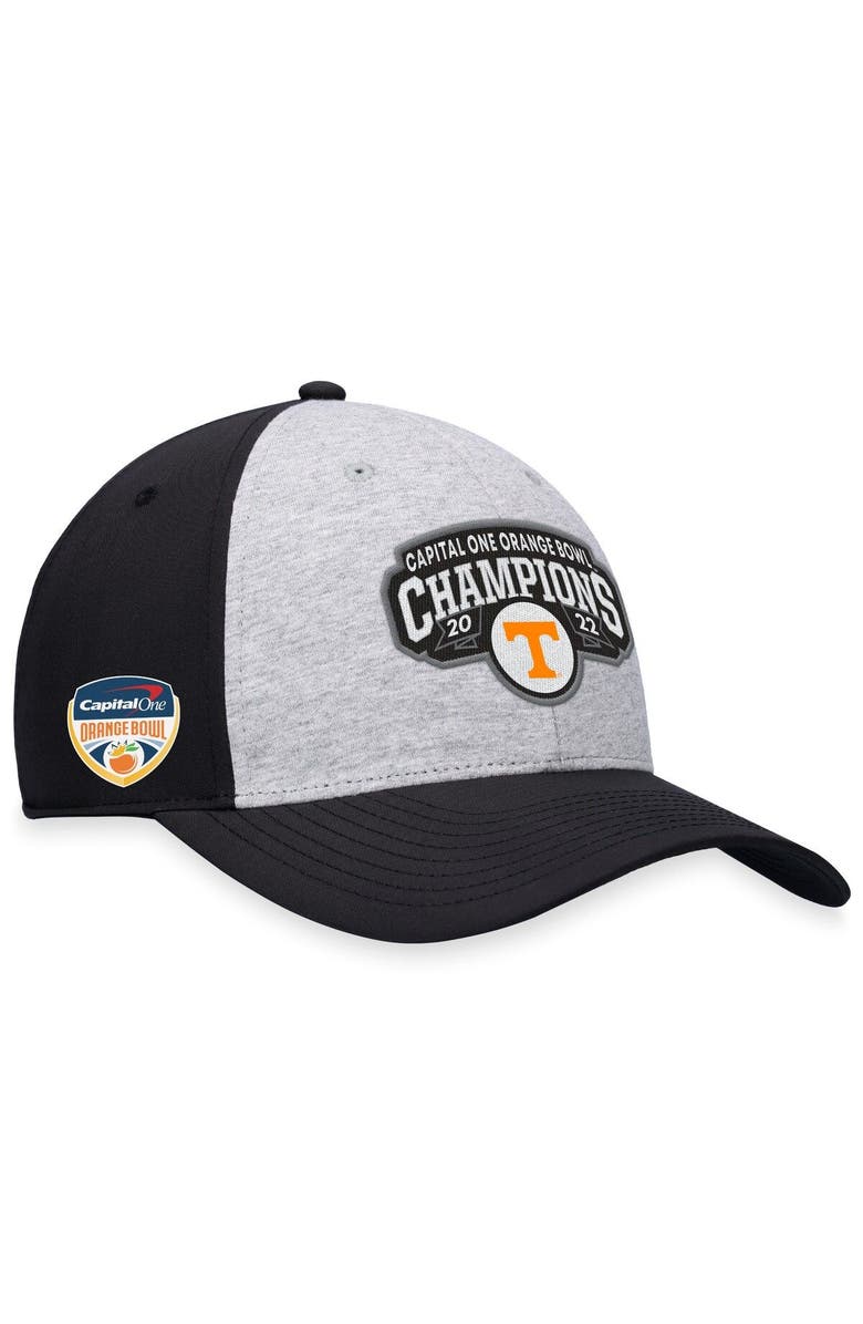 TOP OF THE WORLD Men's Top of the World  Heather Gray Tennessee Volunteers 2022 Orange Bowl Champions Adjustable Hat, Alternate, color, 