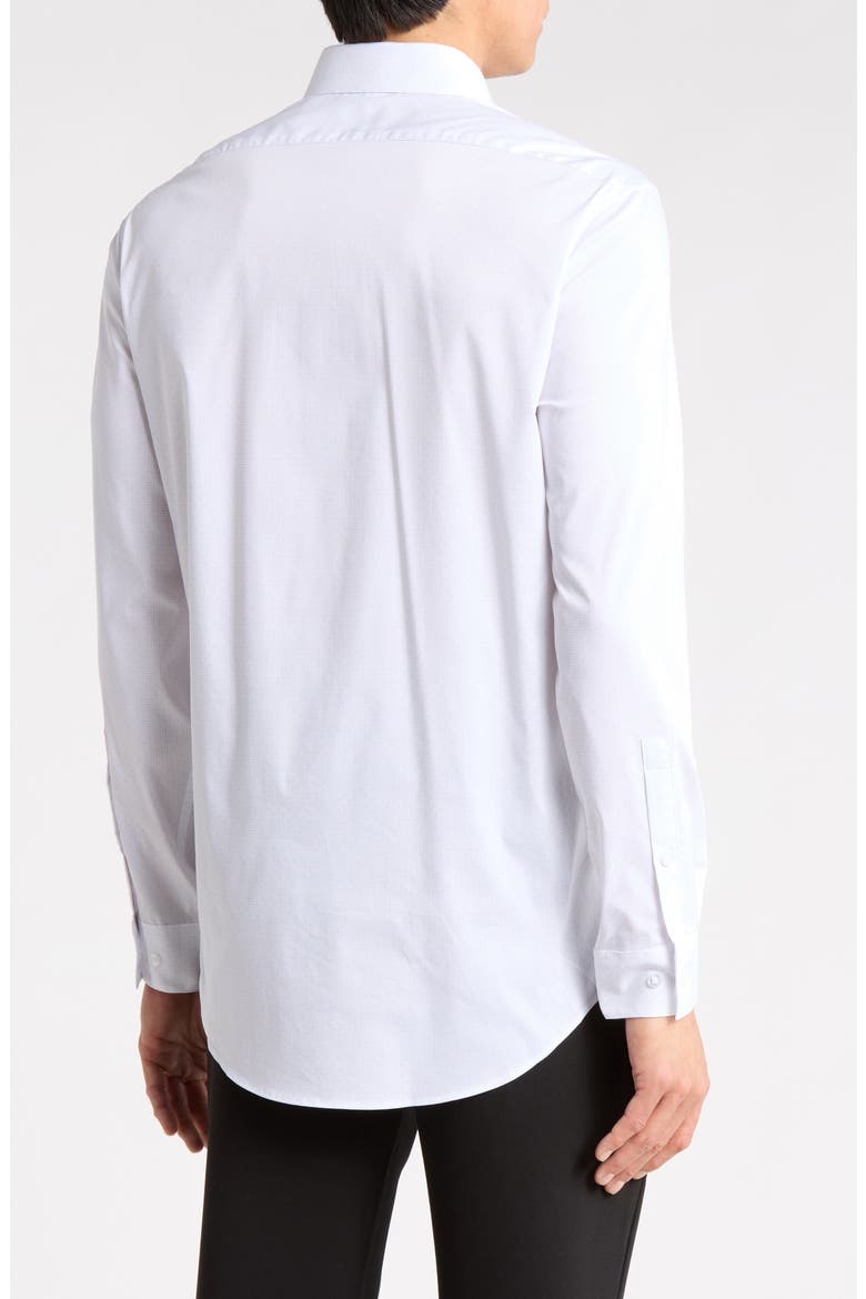 Slim Fit All-Season Stretch Dress Shirt, Alternate, color, SHADOW