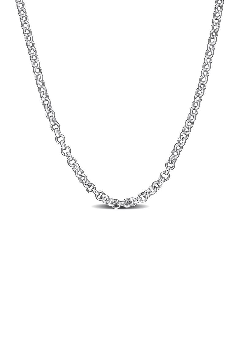 Rolo Chain Necklace, 1.60mm, Main, color, SILVER