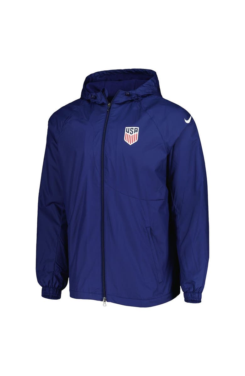 Nike Men's Nike Navy USMNT Strike Anthem Full-Zip Hoodie Jacket, Alternate, color,
