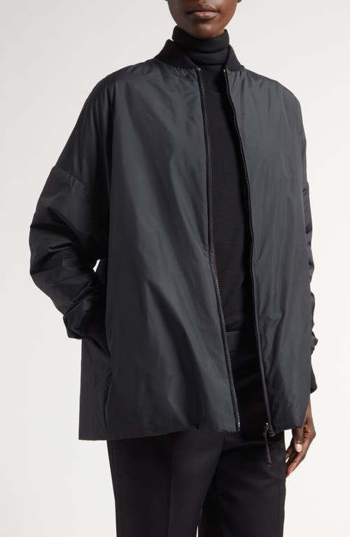 The Row Vito Oversize Jacket In Black