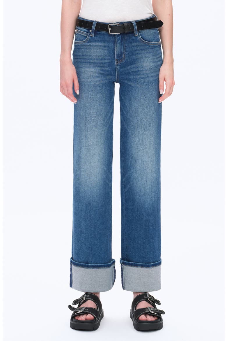 Straight Leg Jeans, Main, color, MEDIUM BLUE