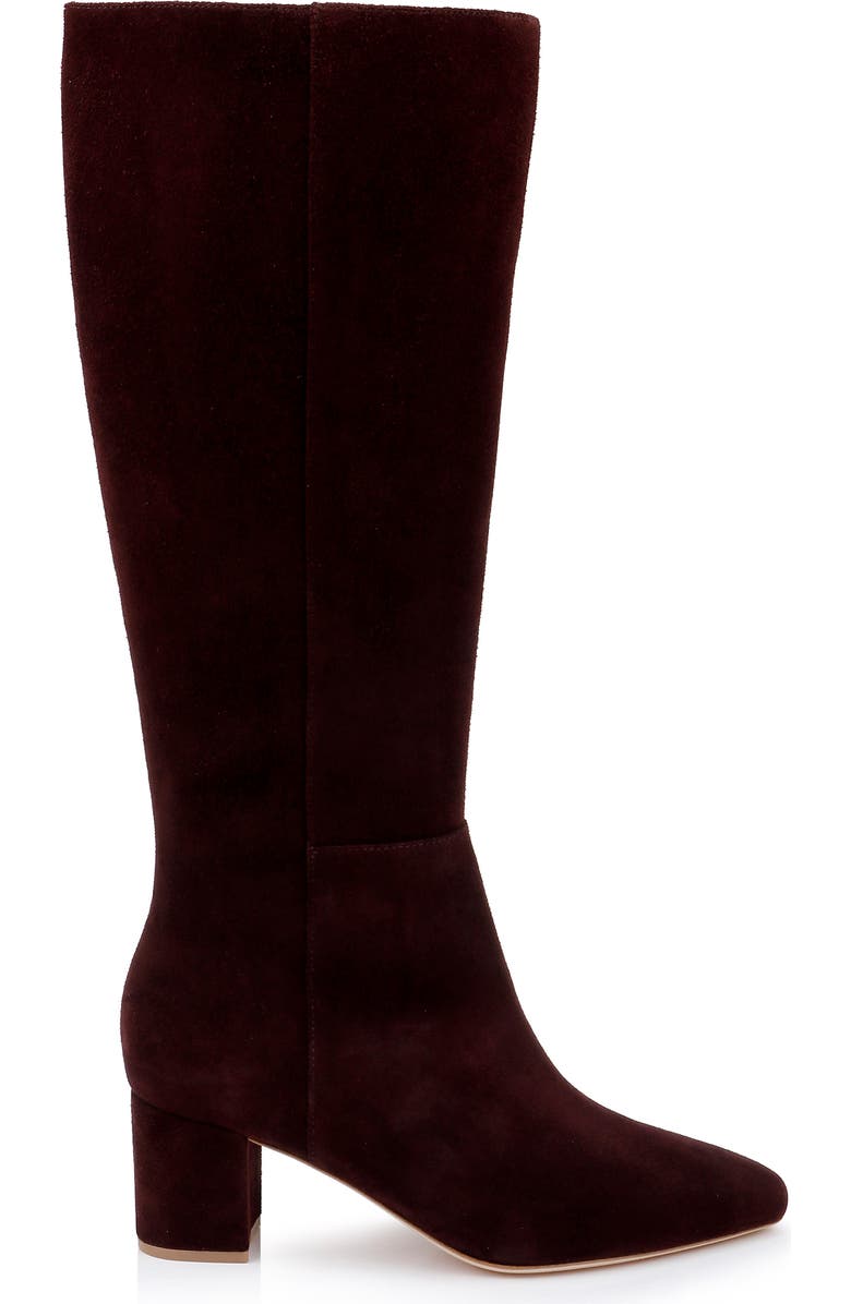 L
AGENCE Eugenie Knee High Boot, Alternate, color, Chocolate Suede
