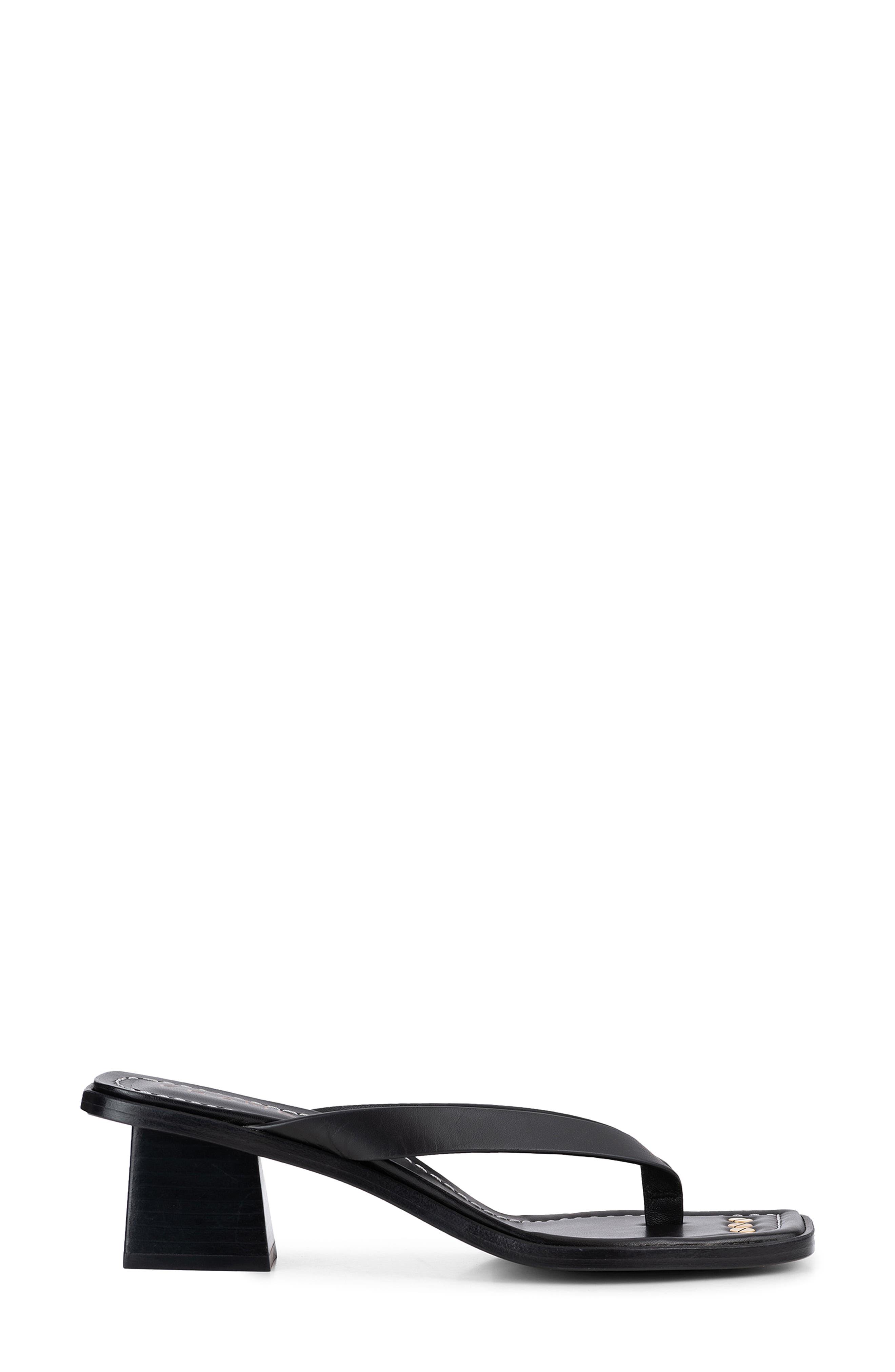 FRAME Le Carbon Leather Sandal, Main, color, 