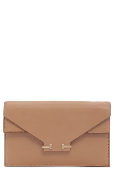 Mini Double T Leather Shoulder Bag