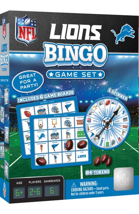 Detroit Lions NFL Bingo Game