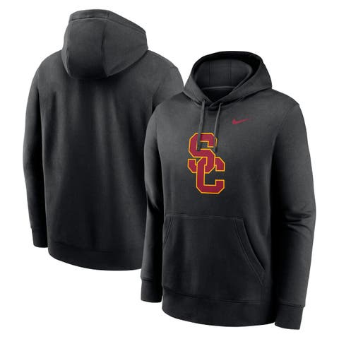 Men's Nike Black USC Trojans Primetime Club Fleece Pullover Hoodie