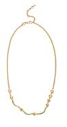 Eloise Jewelry Arch Necklace Earth Element Emerald