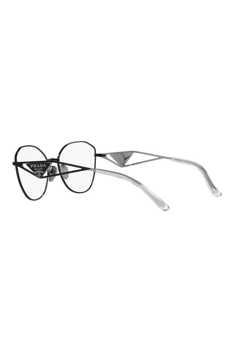 54mm Round Optical Glasses, Alternate, color, BLACK