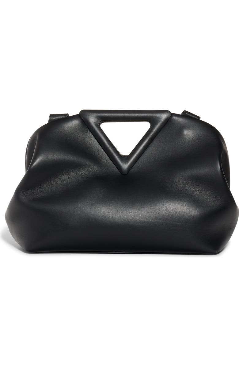Bottega Veneta The Triangle Calfskin Leather Shoulder Bag, Main, color,