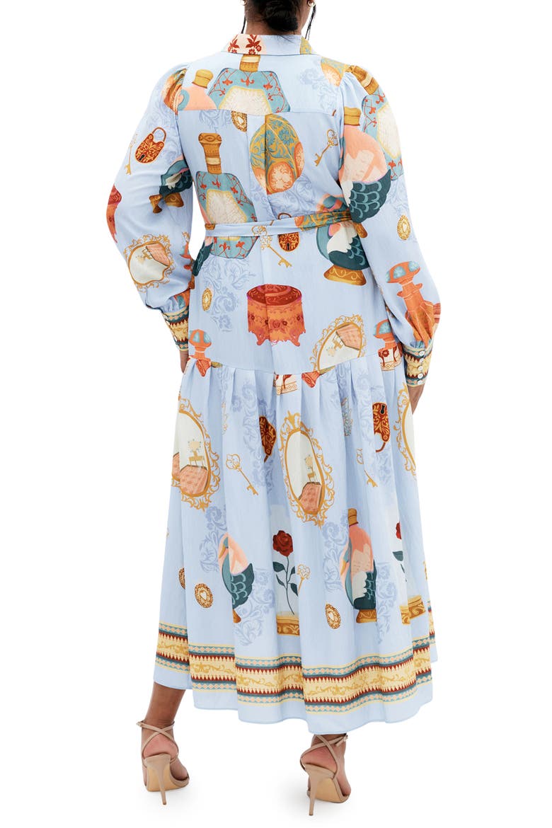 Stellar Beauty Long Sleeve Maxi Dress, Alternate, color, REFINED BEAUTY