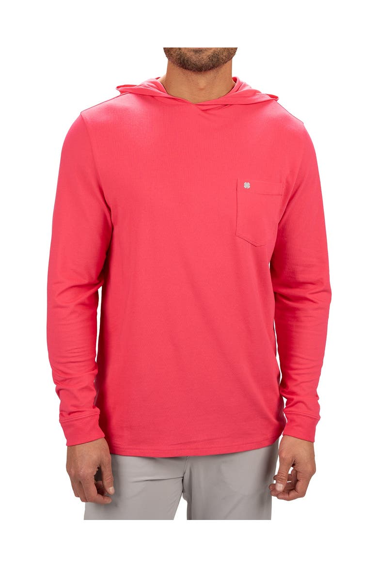 Luxe T Hoodie, Alternate, color, Raspberry