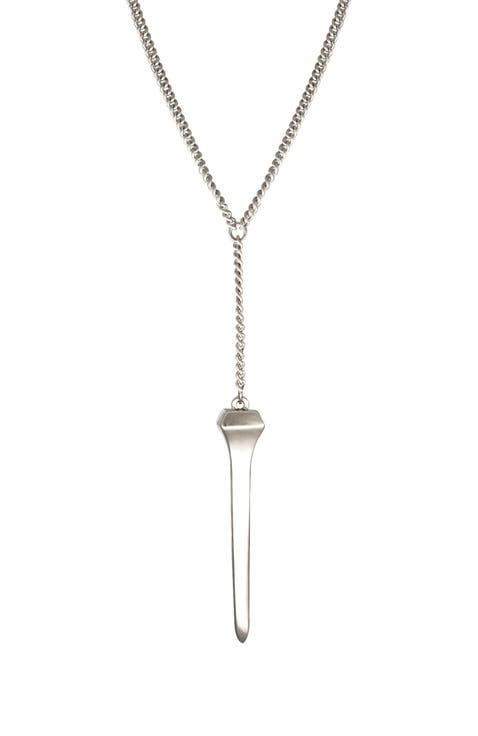 Diamond Nail Necklace