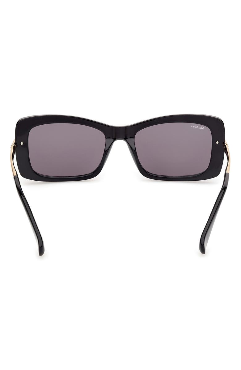 Max Mara 54mm Rectangular Sunglasses, Main, color, 