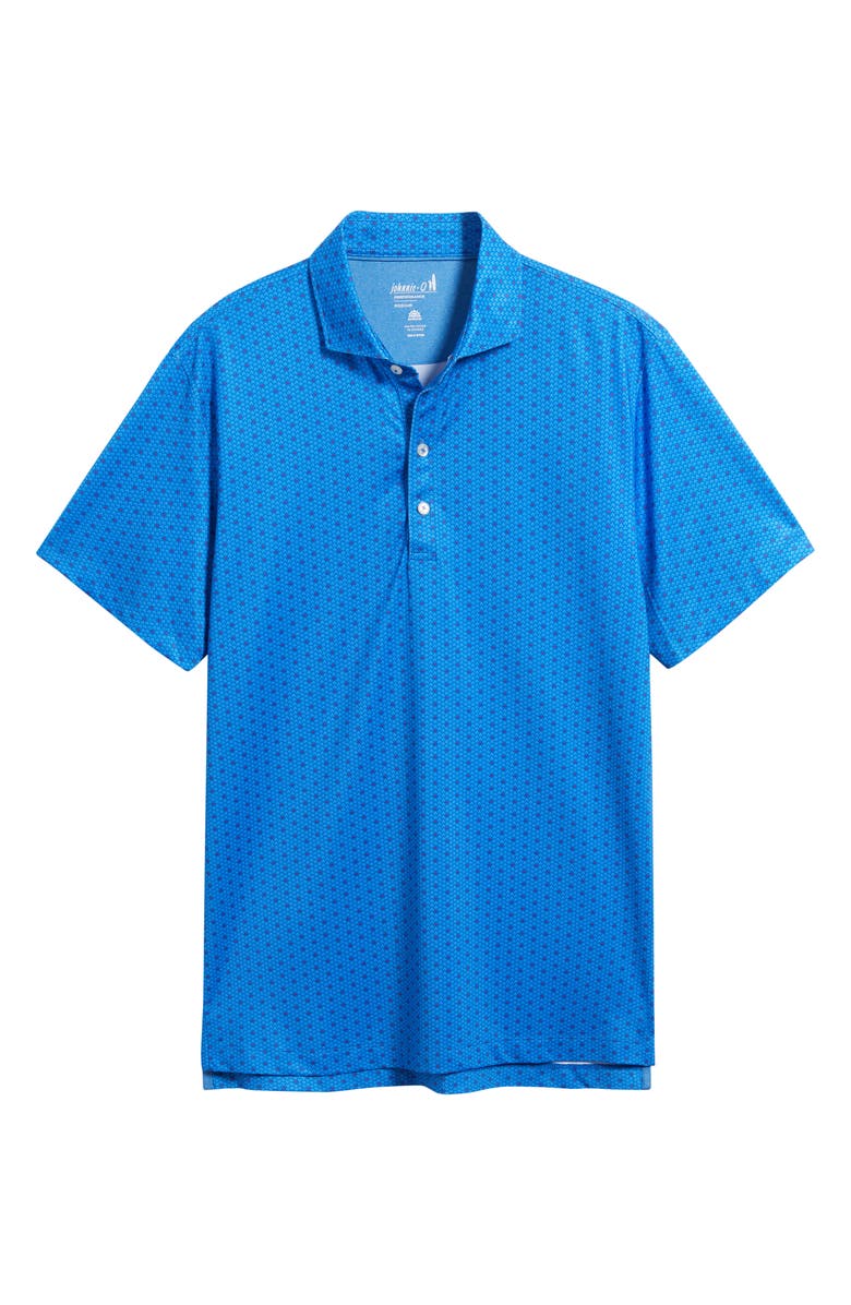 johnnie-O Emillio Geo Print PREP-FORMANCE Golf Polo, Alternate, color, Palisades Blue
