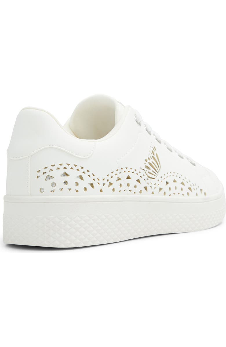 Call It Spring By Aldo Kalinaa Laser Cut Sneaker, Alternate, color, White