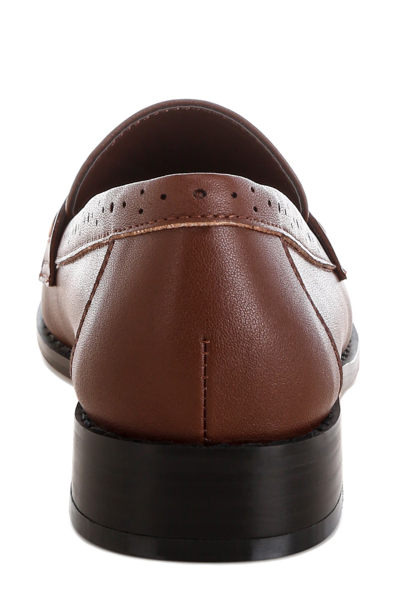 Rag & Co Clotilda Brogue Penny Loafer, Alternate, color, Brown