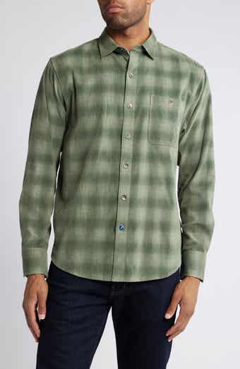 Tommy Bahama Coastline Cord Ombré Check Cordury Button-Up Shirt