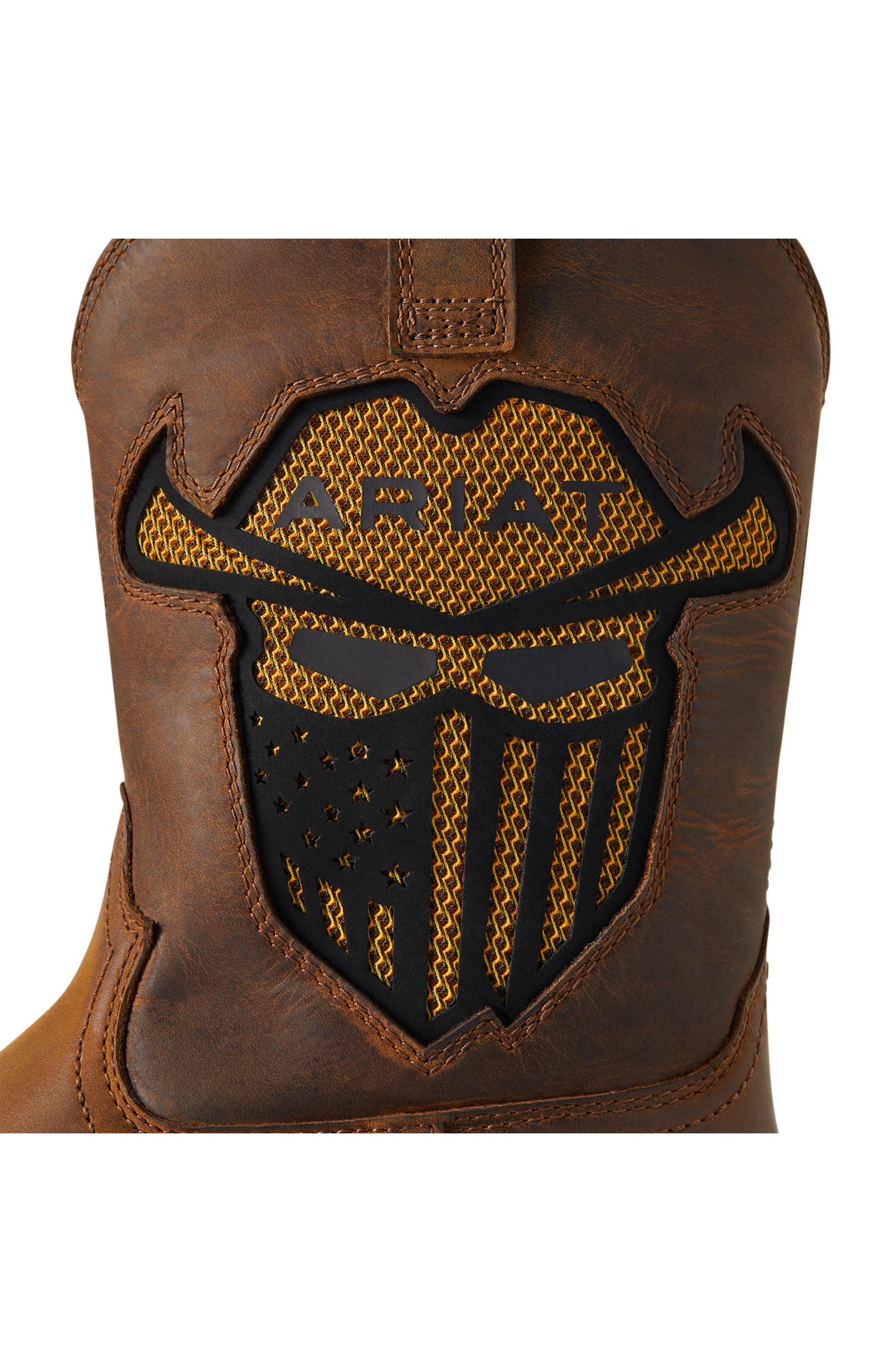 Rebar Flex Cowboy Boot, Alternate, color, BROWN
