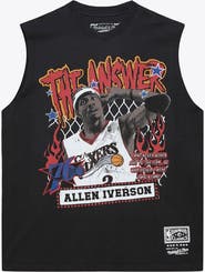 Mitchell & Ness Men's Mitchell & Ness Allen Iverson Black Philadelphia 76ers Best in Class Tank Top