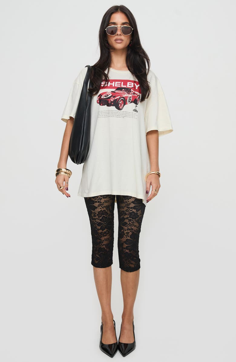 Princess Polly Soto Lace Capri Pants, Alternate, color,