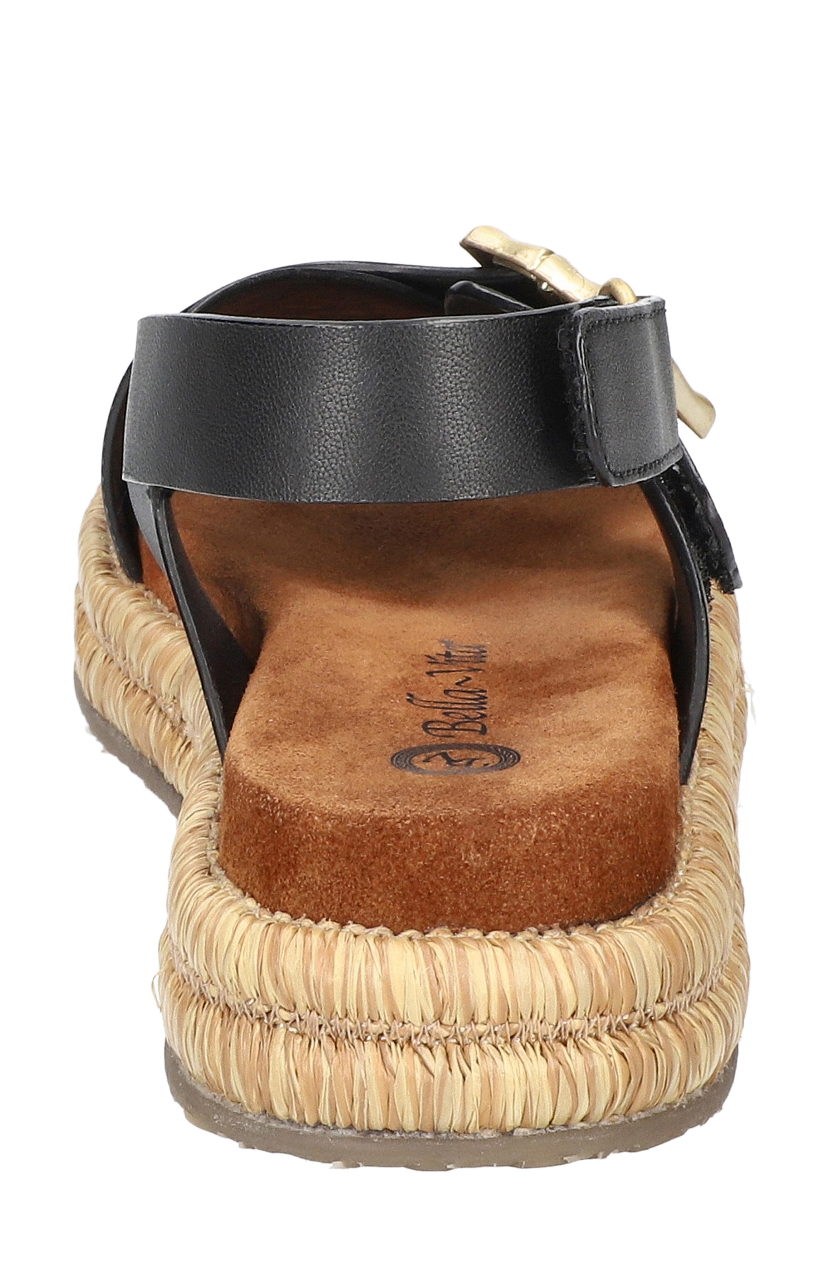 Bella Vita Jaylyn Slingback Sandal, Alternate, color, Black Leather
