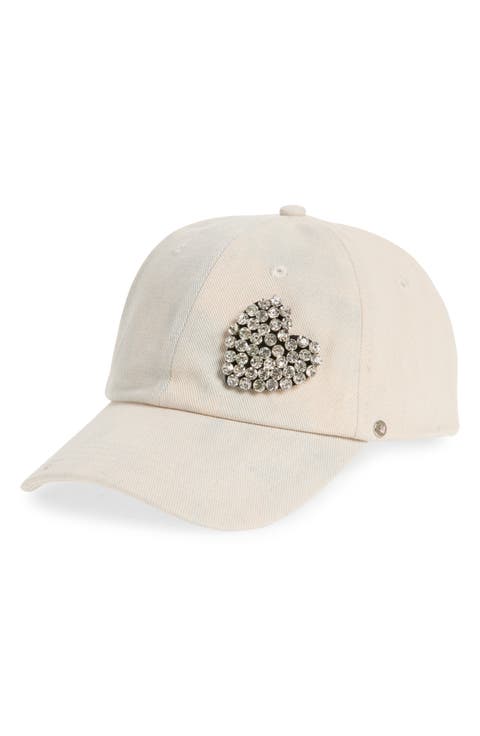 Bling Hearts Baseball Cap