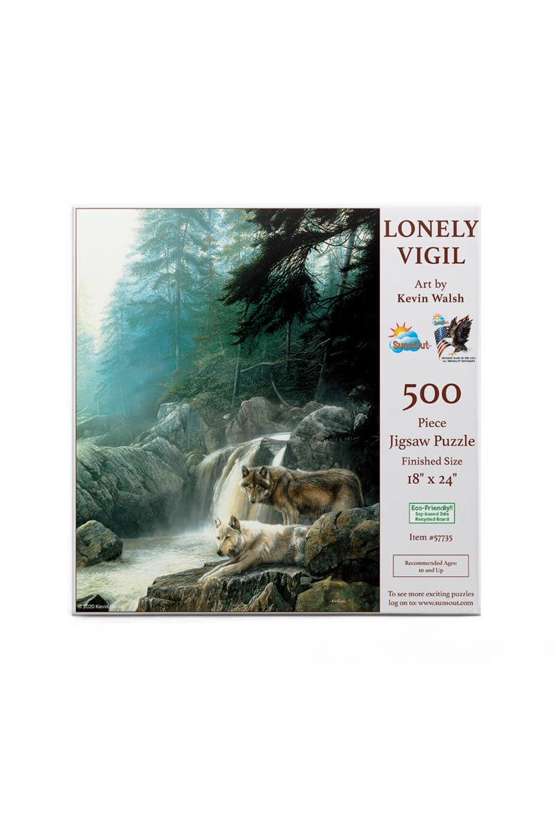 Lonely Vigil 500 piece Jigsaw Puzzle for Adults, Alternate, color, Multicolor