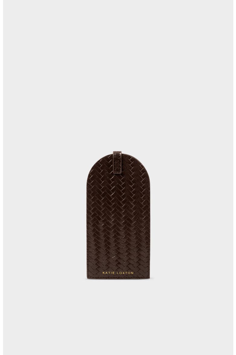Glasses Sleeve, Alternate, color, Chocolate Woven