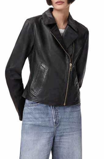 AllSaints Vela Leather Biker Jacket