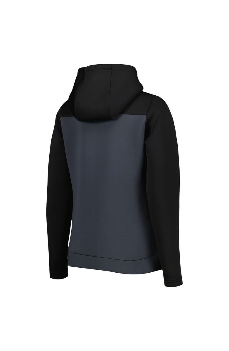 ANTIGUA Women's Antigua Black/Gray San Jose Sharks Protect Full-Zip Jacket, Alternate, color, Black