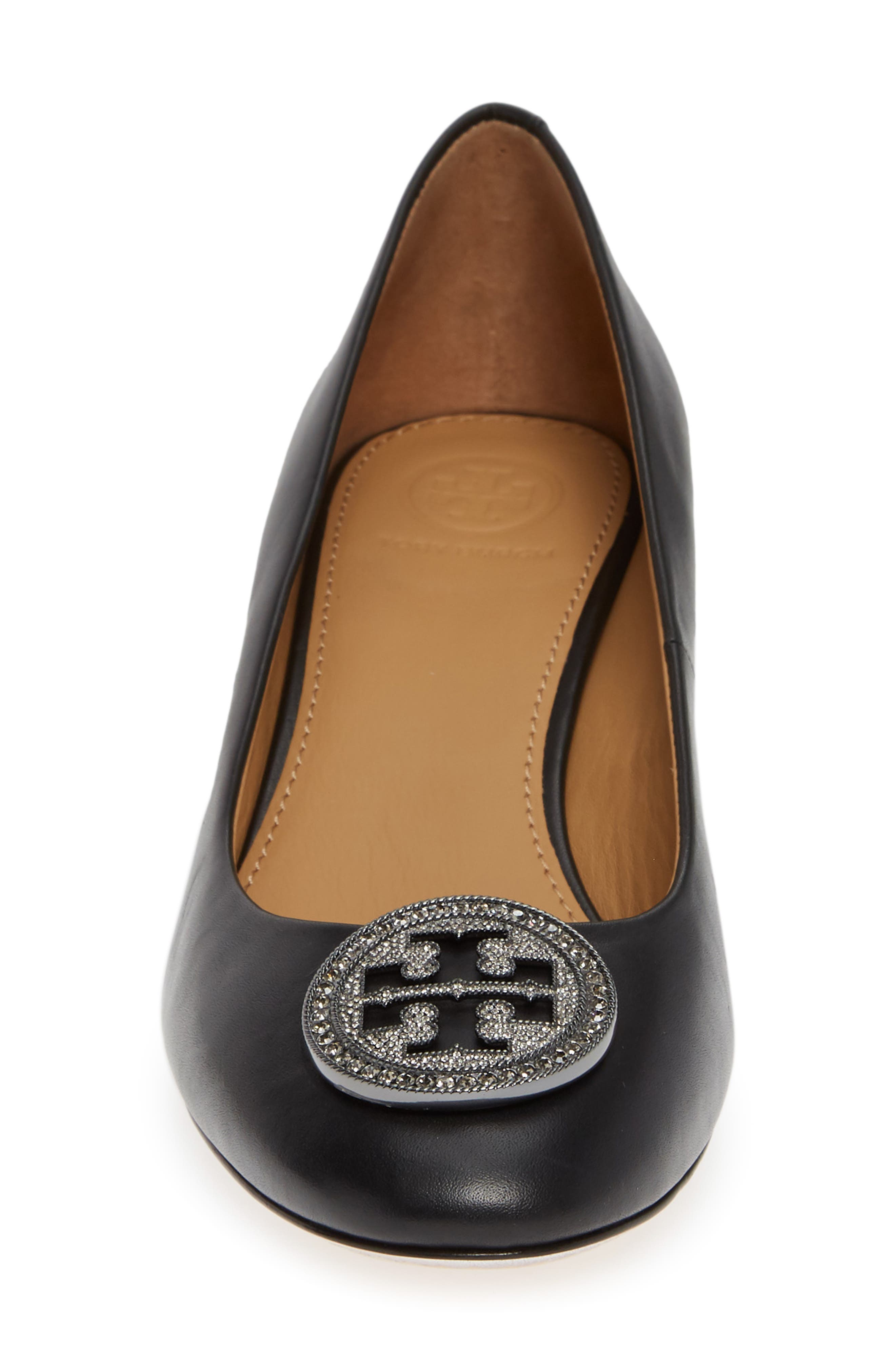 Tory Burch Liana Embellished Medallion Pump, Alternate, color, 