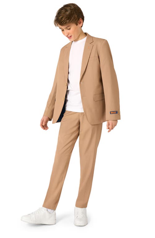 Opposuits Kids' Daily Dark Sand Stretch Suit