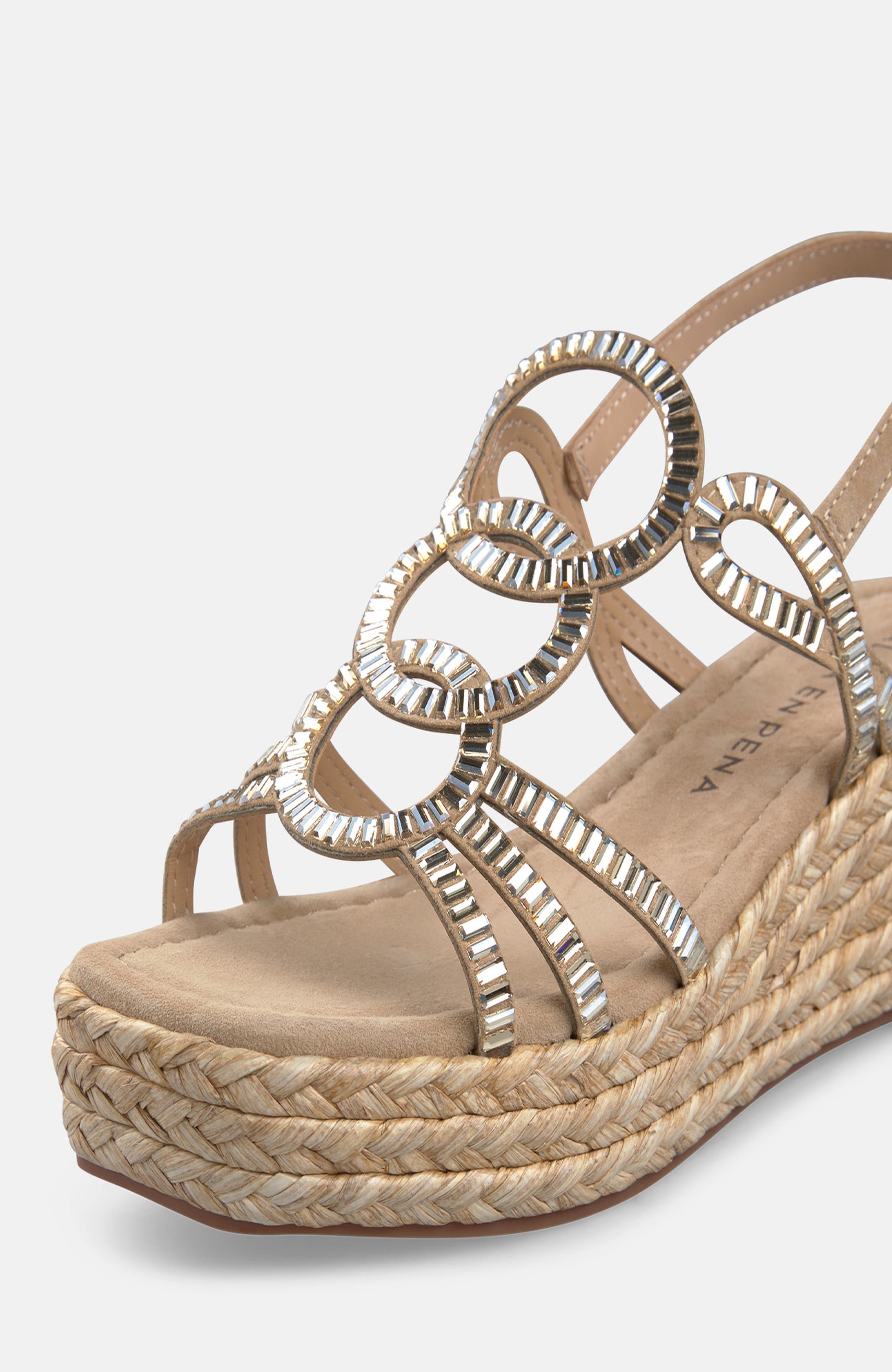 Wedge Sandals, Alternate, color, Beige