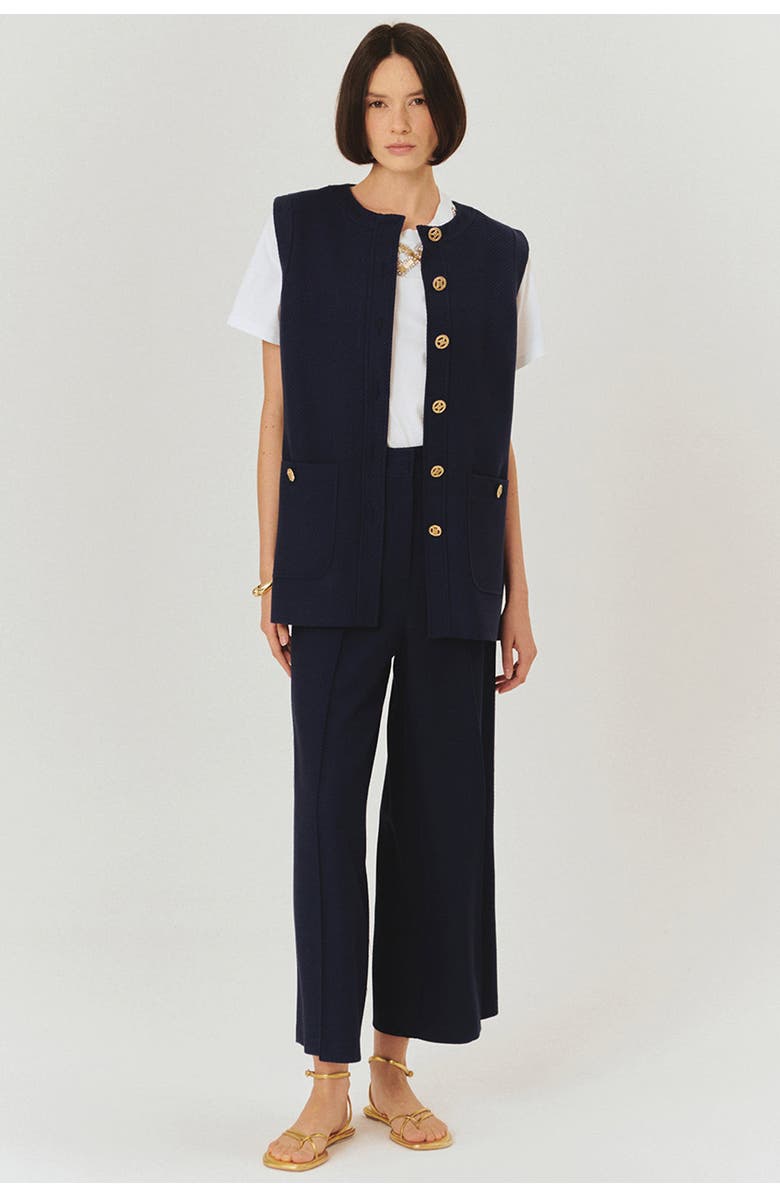 Exquise Phoenix Vest, Alternate, color, Navy Blue