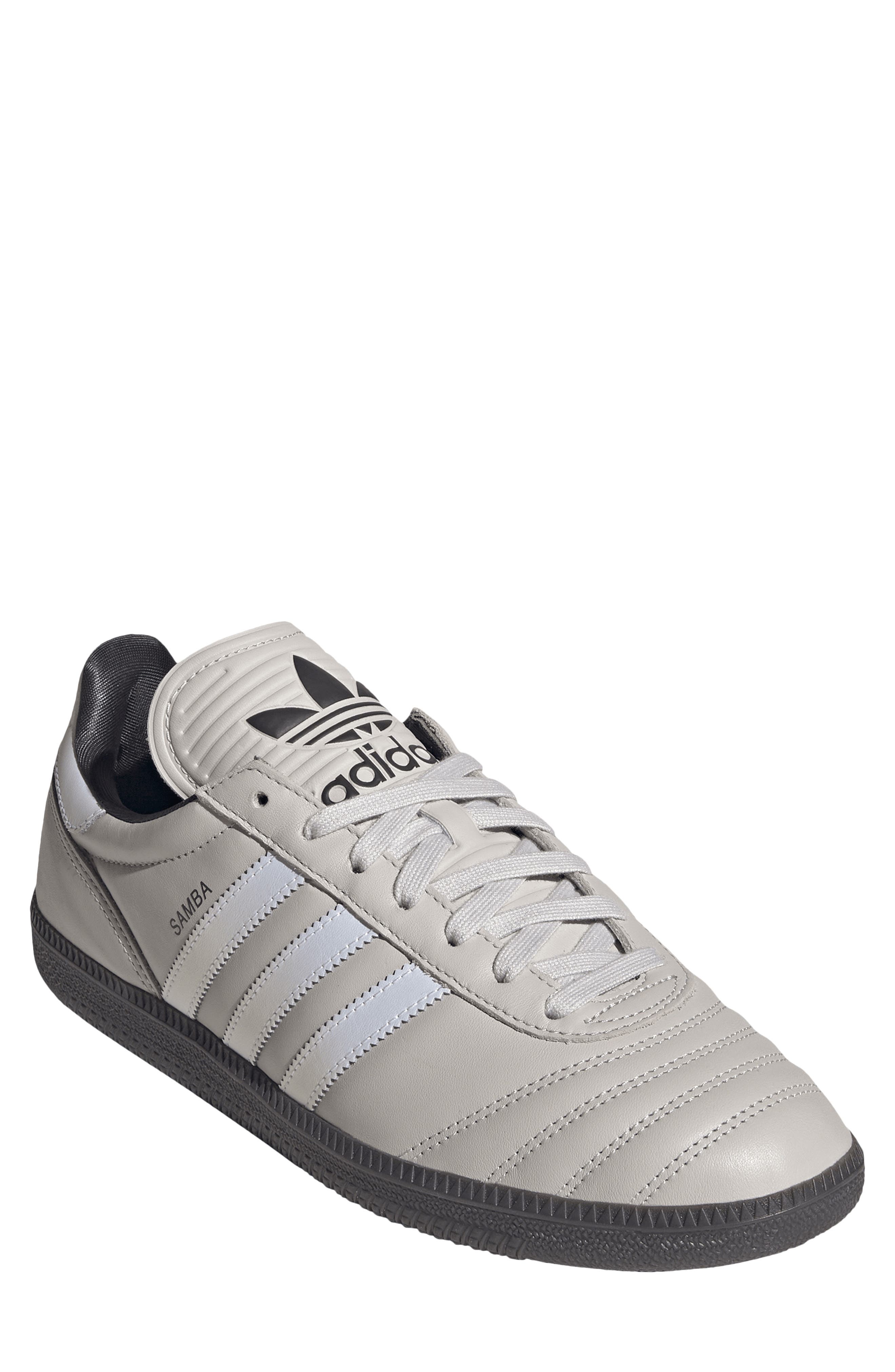 adidas Gender Inclusive Samba JP Sneaker, Main, color, Grey One/ Utility Black