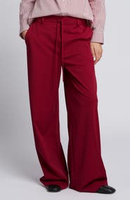 MM by Max Mara Agoraio Tie Waist Wide Leg Pants