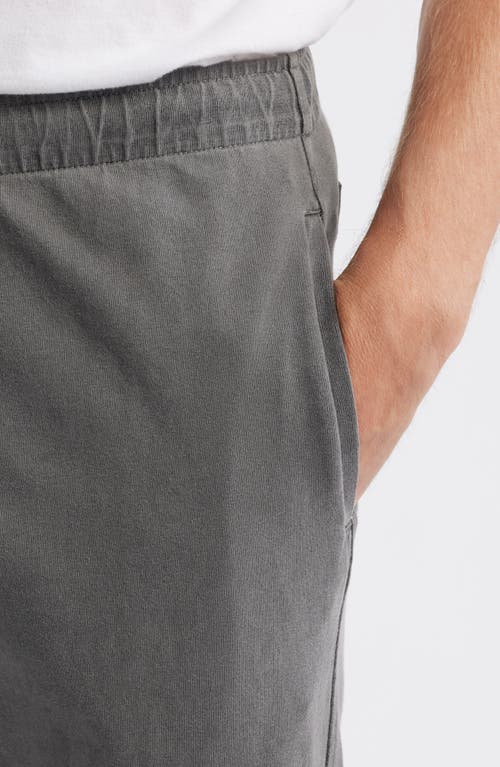 Alex Crane  Caza Organic Cotton Drawstring Waist Pants In Gray