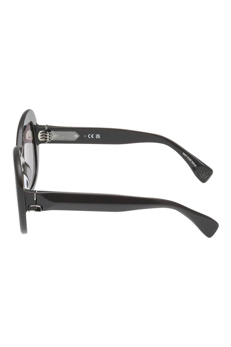 52mm Round Sunglasses, Alternate, color, SHINY FUDGE / FUDGE LENSES