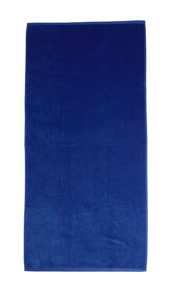 DOHLER Luxury Hotel Solid Pool Towel - Cobalt, Main, color, 